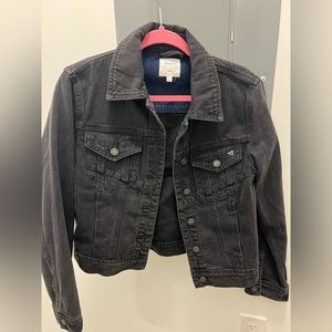 Hidden Jeans Black Trucker Jacket sz Small